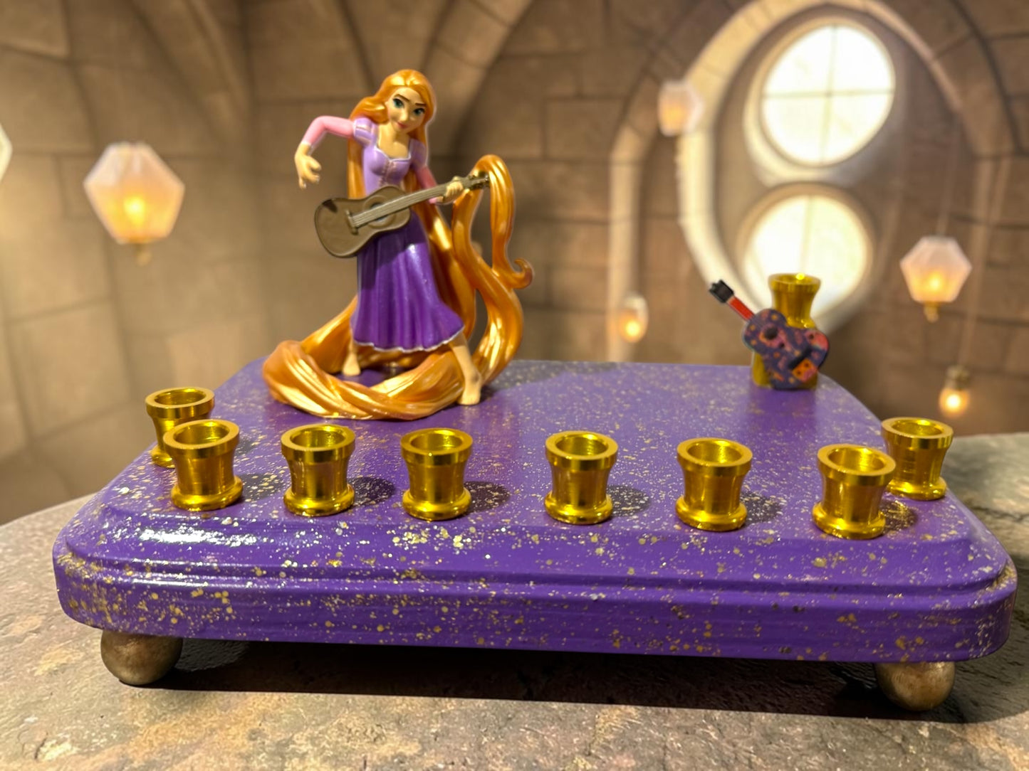 Princess Menorah Classic Disney Judaica Hannukah Rapunzel