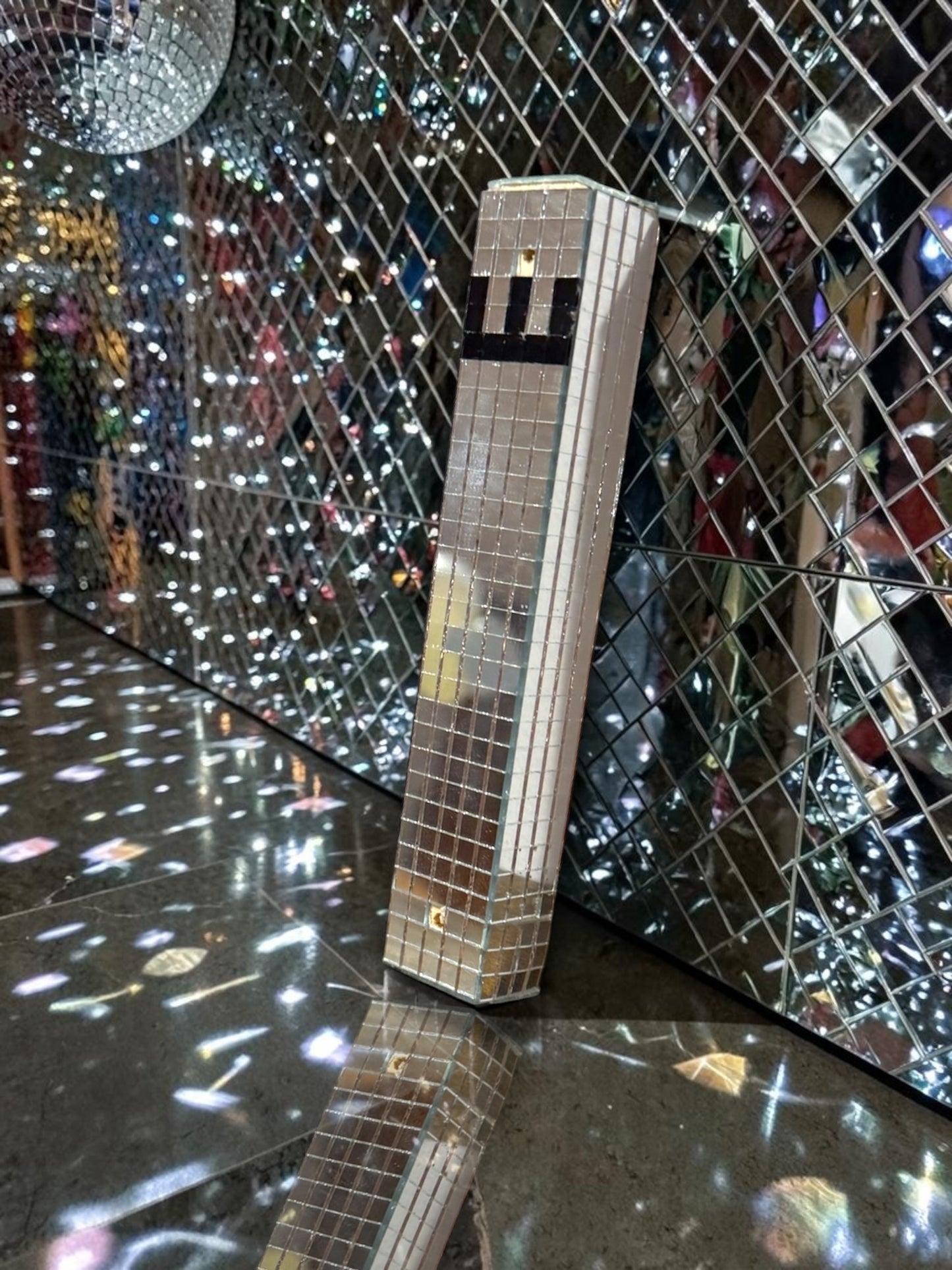 Disco Mirrored Mezuzah Case- Multiple Colors Available