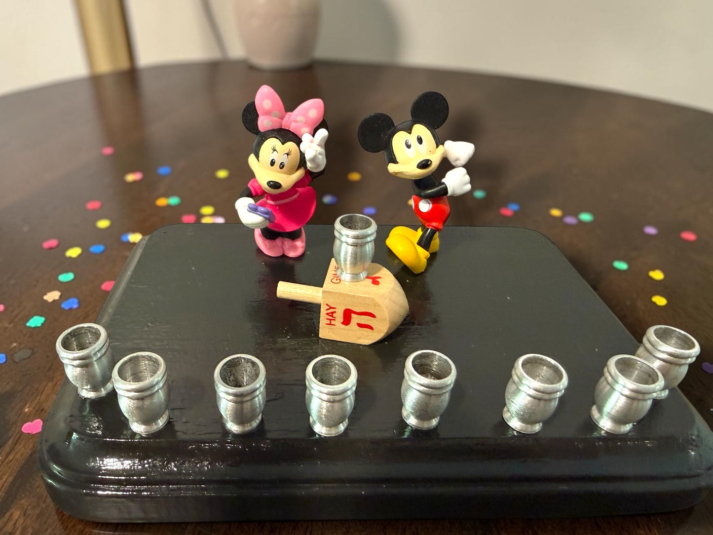 Mickey & Minnie Mouse Chanukah Menorah