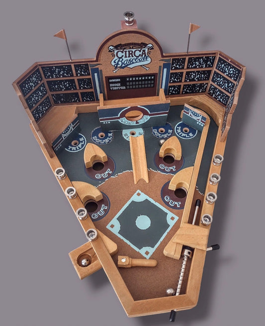 Vintage Pinball Machine Menorah