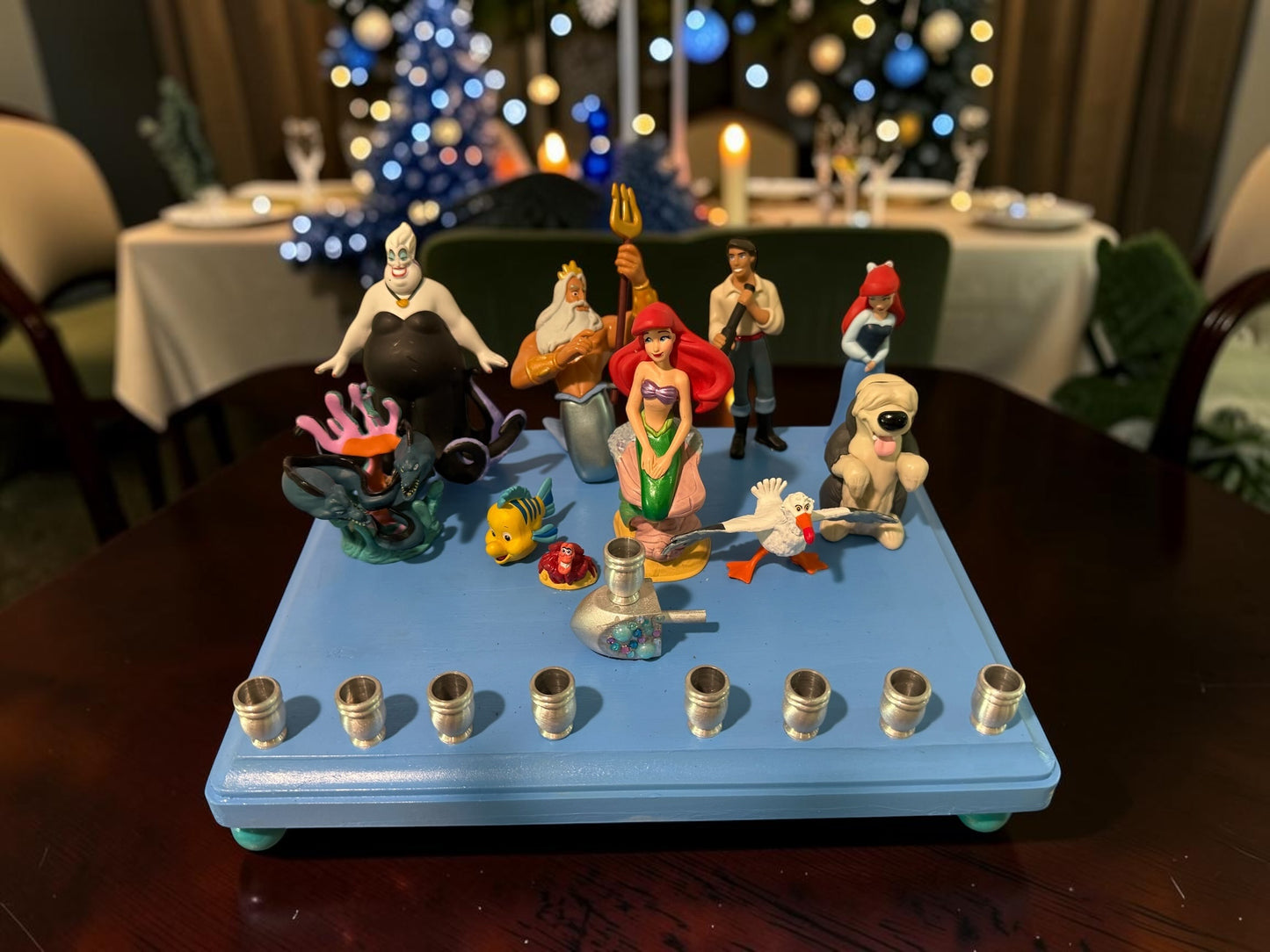 Classic Disney Little Mermaid Menorah Princess Menorah