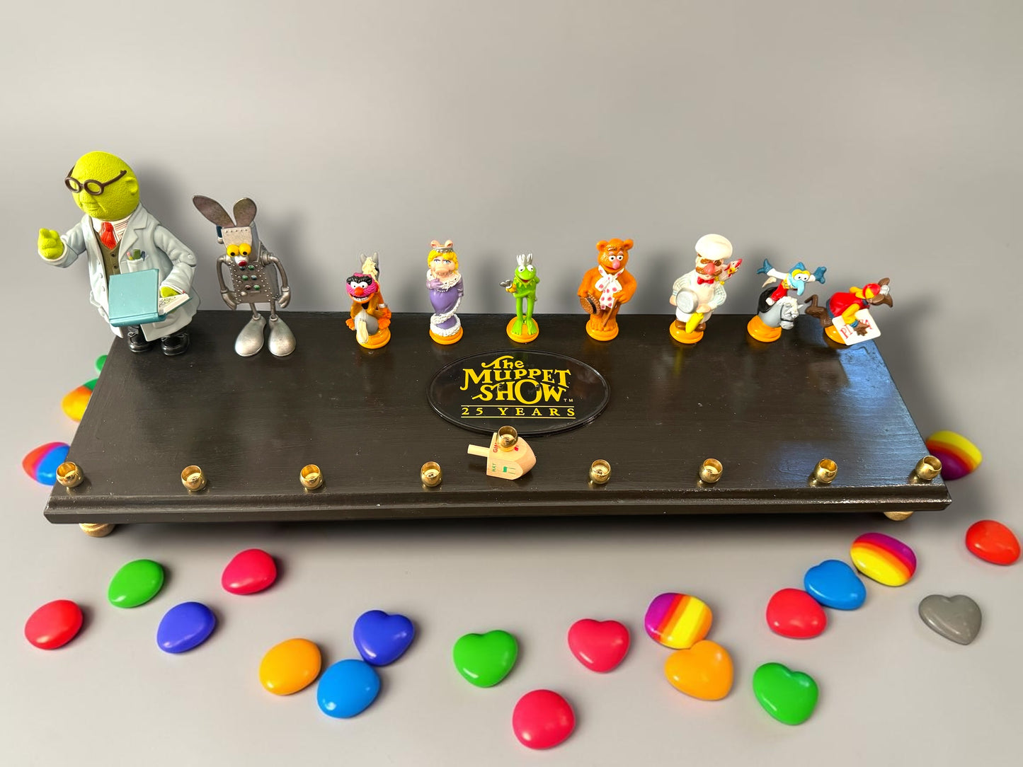 Collectors Muppets Vintage Repurposed Figures Menorah Hanukah Chanukah Judaica