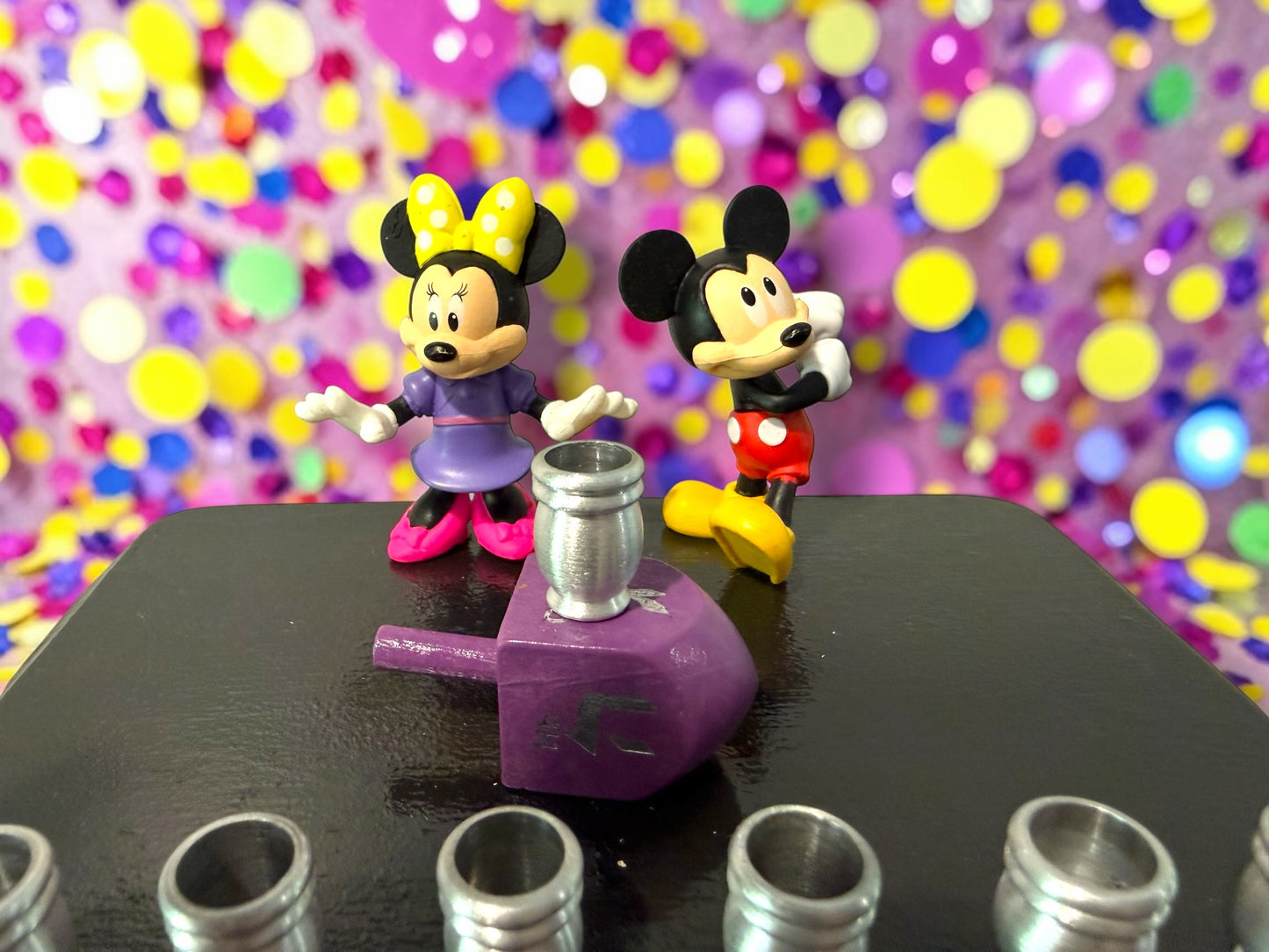 Mickey & Minnie Mouse Chanukah Menorah