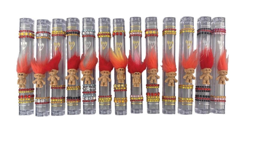 Vintage Trolls Mezuzah Case