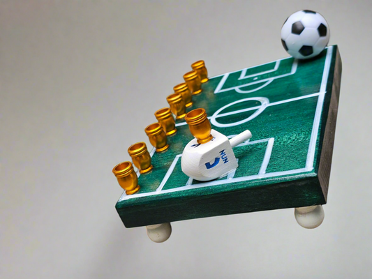 Soccer themed Menorah