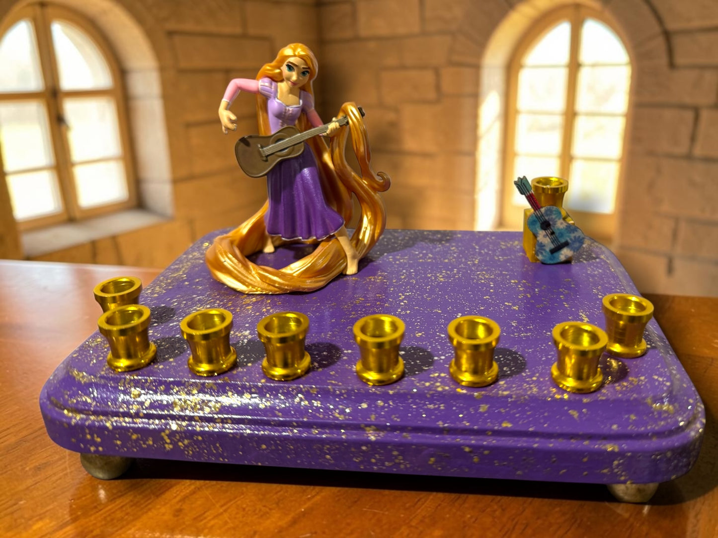 Princess Menorah Classic Disney Judaica Hannukah Rapunzel