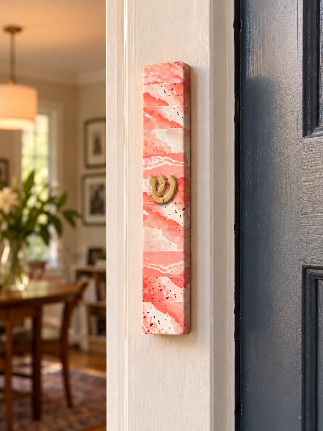 Bubblegum Mezuzah — Handmade by Miriam, Age 11