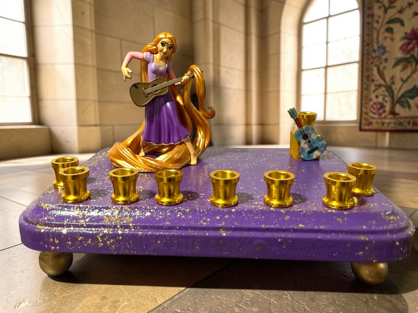 Princess Menorah Classic Disney Judaica Hannukah Rapunzel