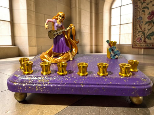 Princess Menorah Classic Disney Judaica Hannukah Rapunzel