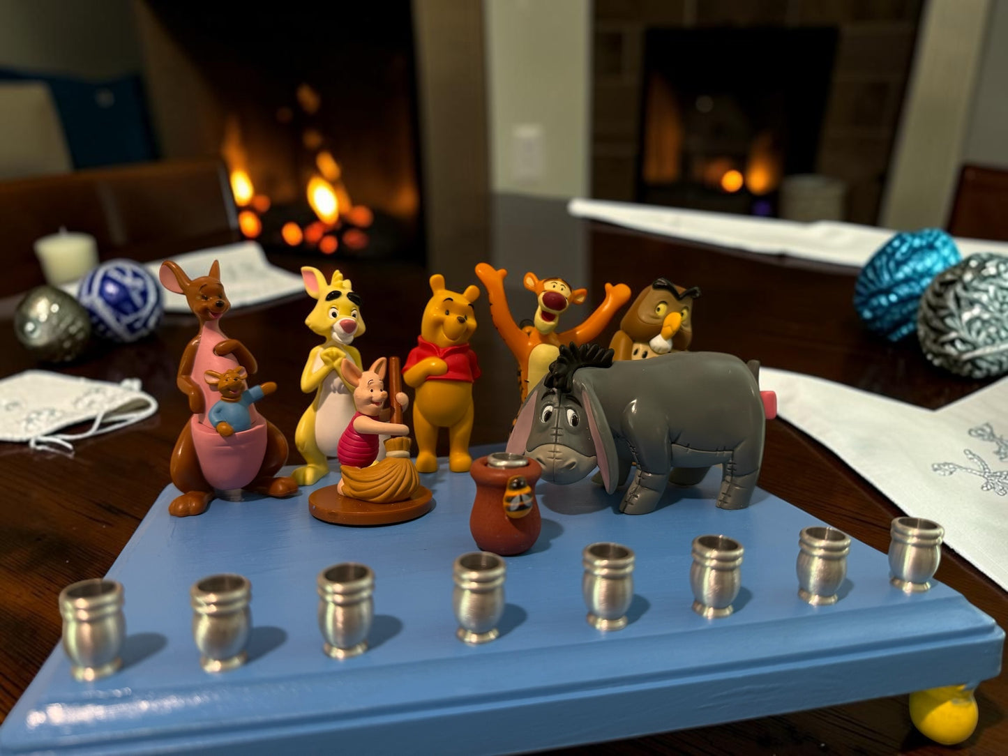Classic Winnie the Pooh Menorah