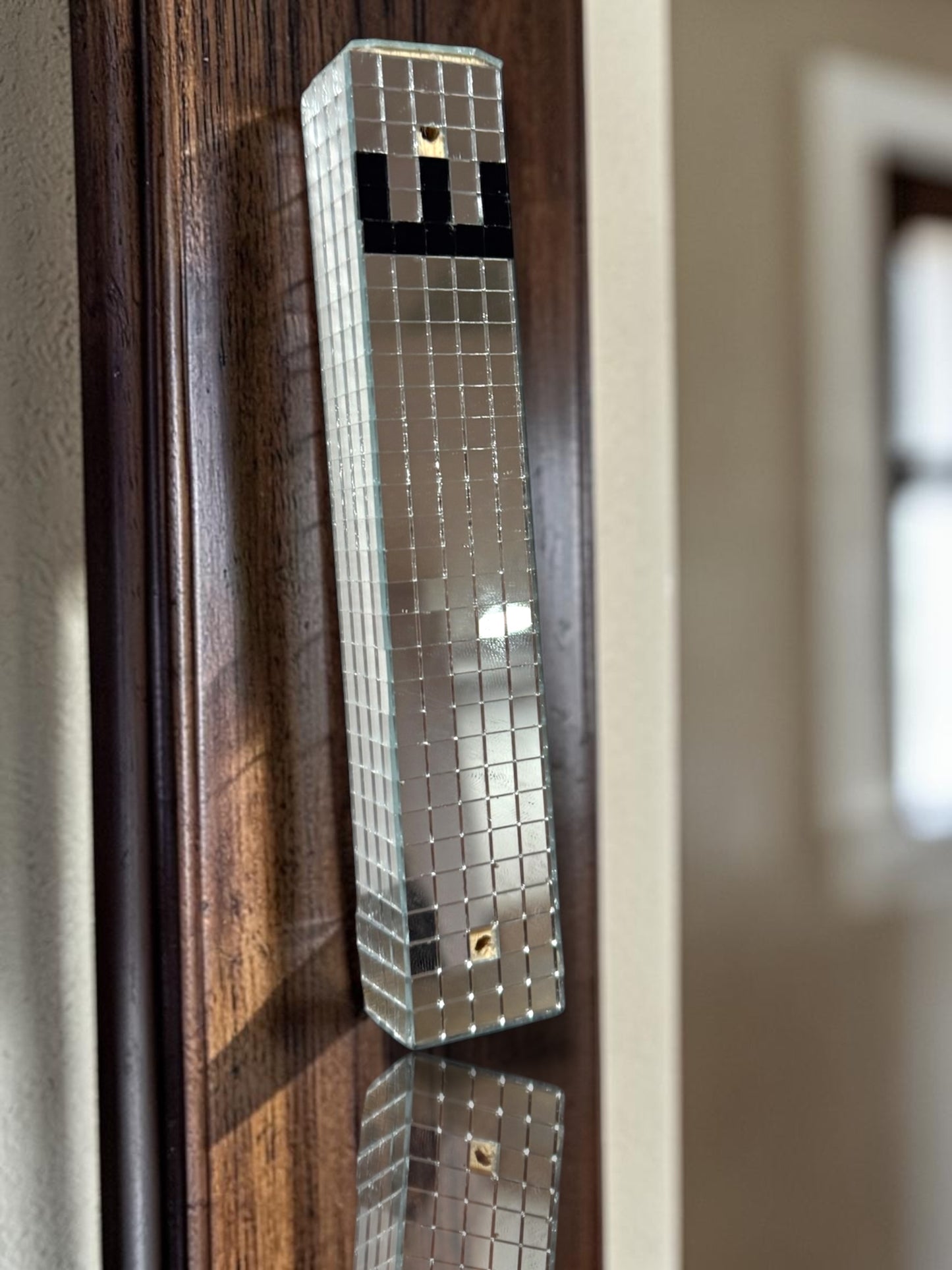 Disco Mirrored Mezuzah Case- Multiple Colors Available