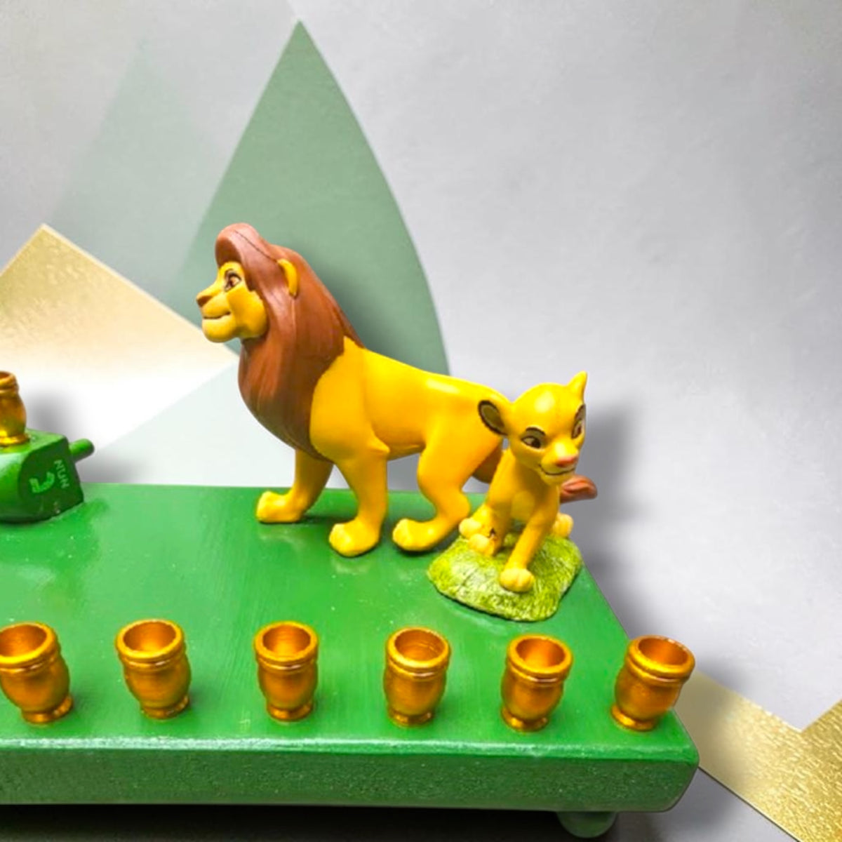 Lion King Simba & Mufasa Menorah