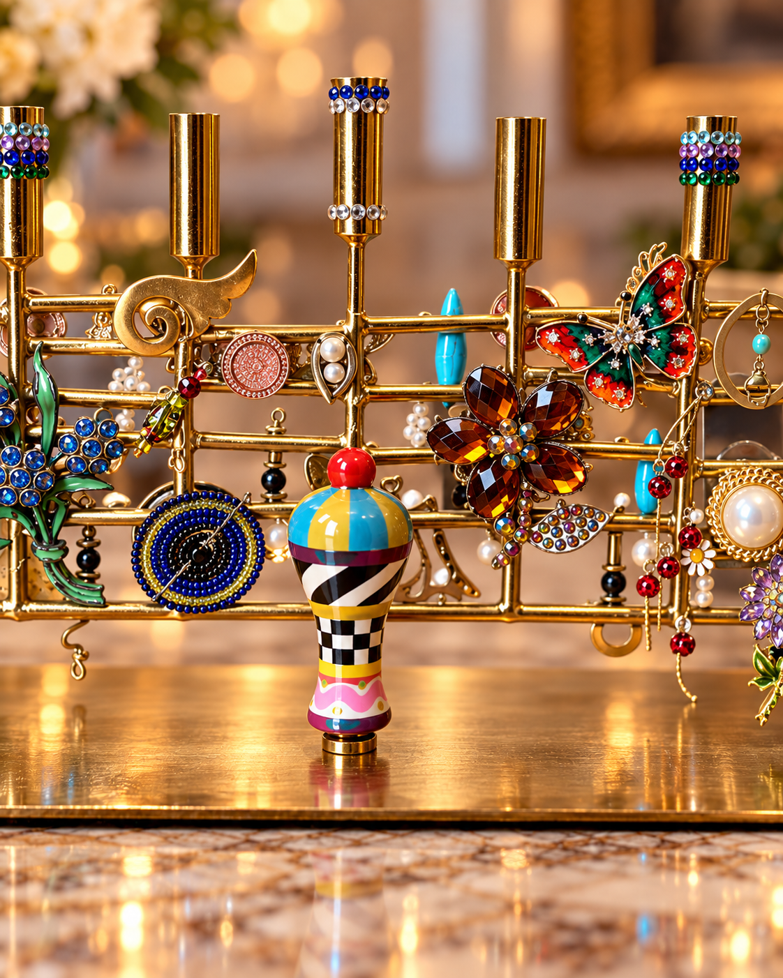 The Curiosity Garden Menorah — The Heirloom Collection