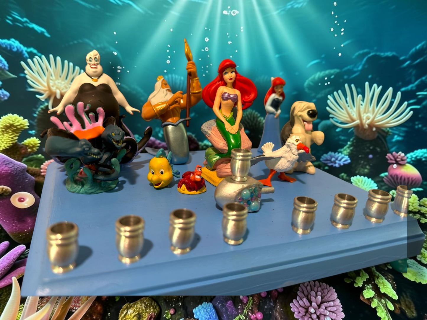 Classic Disney Little Mermaid Menorah Princess Menorah