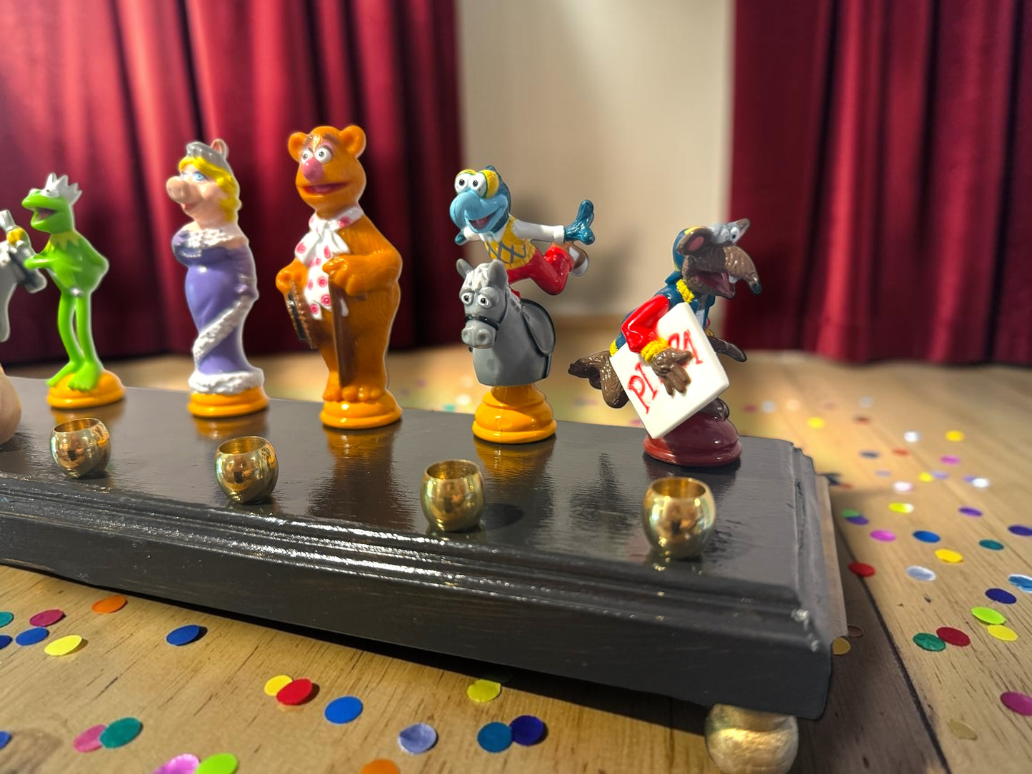 Collectors Muppets Vintage Repurposed Figures Menorah Hanukah Chanukah Judaica