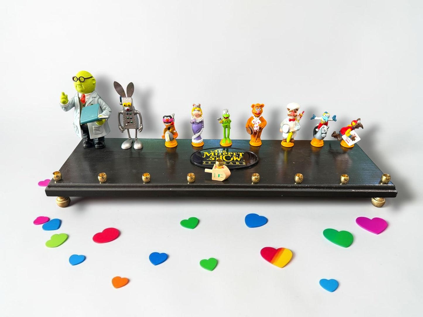 Collectors Muppets Vintage Repurposed Figures Menorah Hanukah Chanukah Judaica