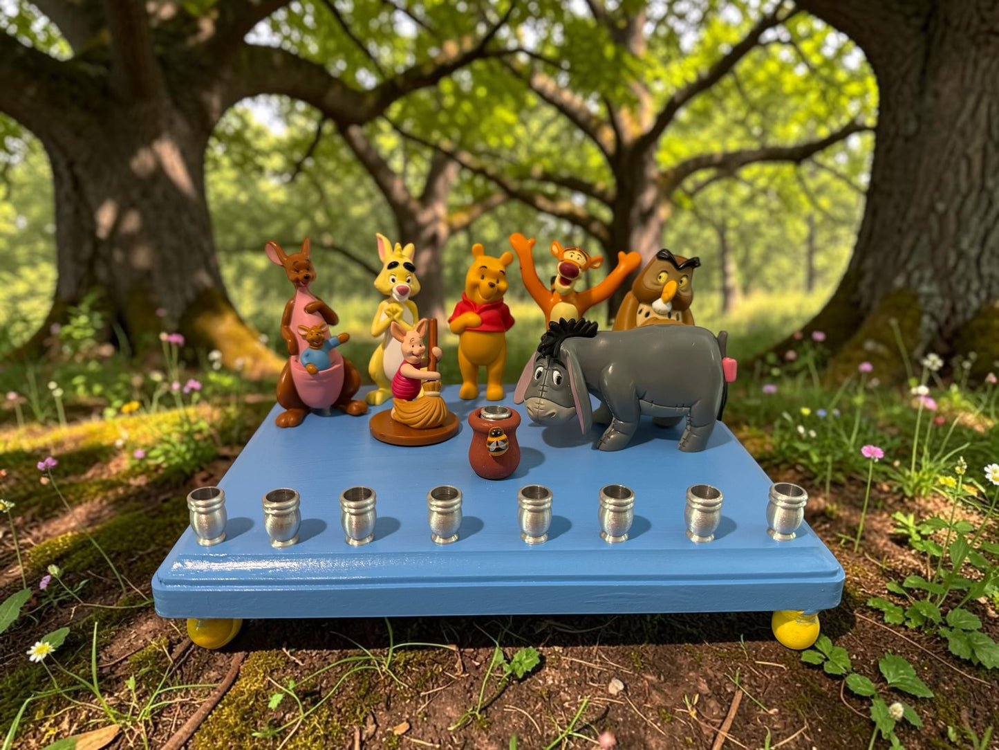 Classic Winnie the Pooh Menorah