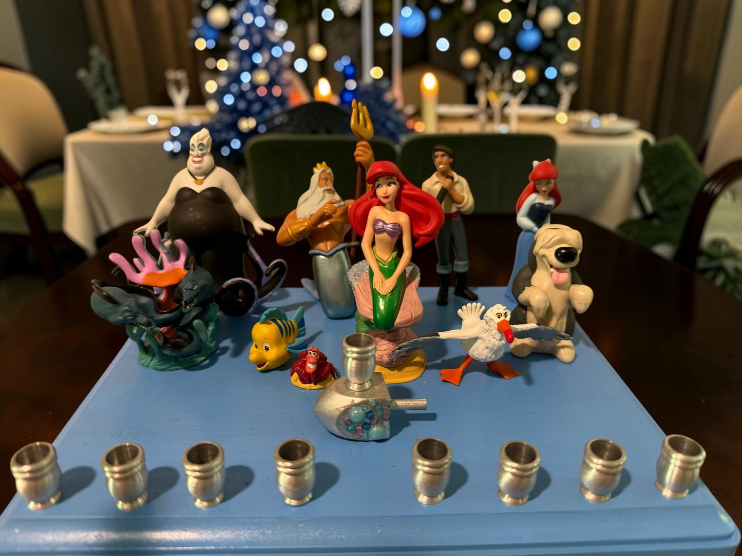 Classic Disney Little Mermaid Menorah Princess Menorah