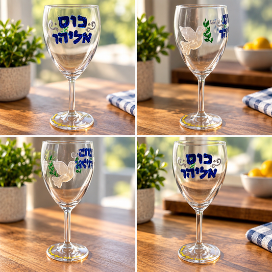 Hand-Painted Elijah’s Cup for Passover – Kos Eliyahu