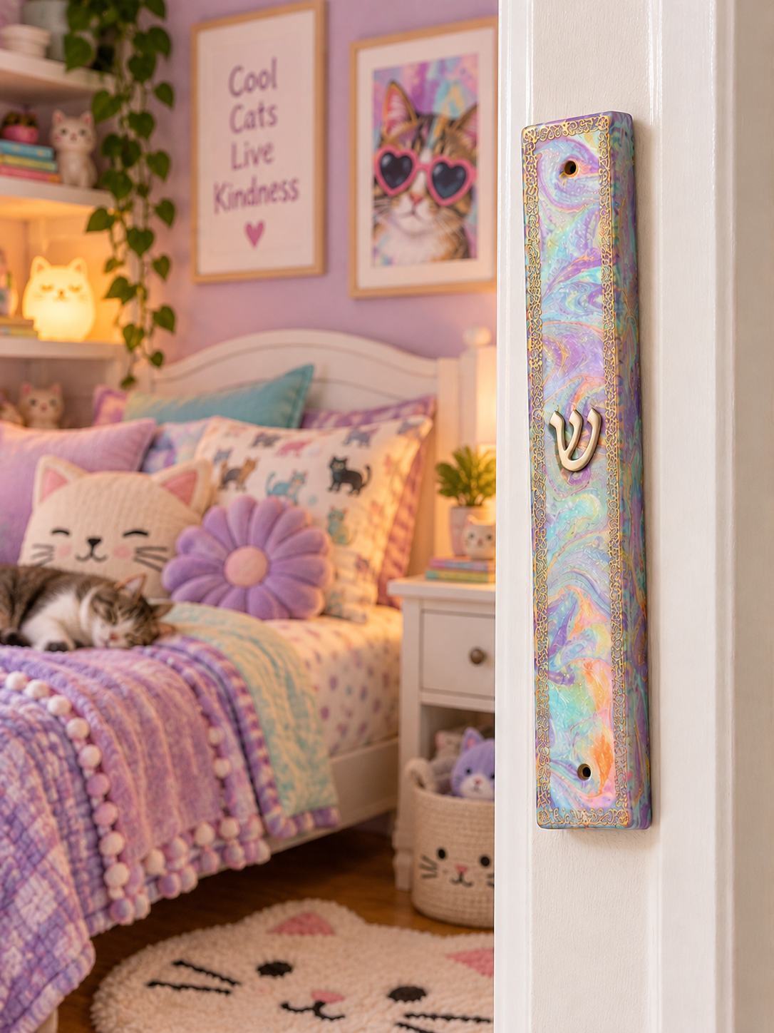 Enchanted Mezuzah — Handmade by Miriam, Age 11