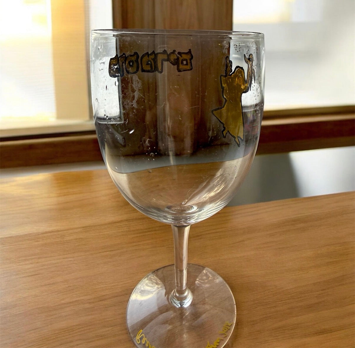 Handpainted Miriam's Cup for Pesach Seder