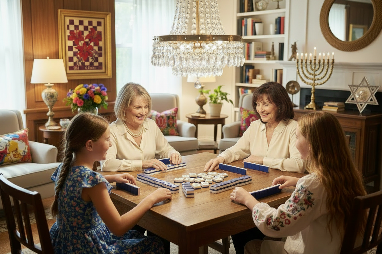 Brilliant Nights Hanukkah Mahjong Tiles Set PRE-ORDER