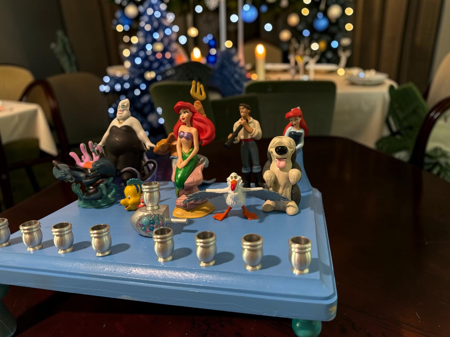Classic Disney Little Mermaid Menorah Princess Menorah