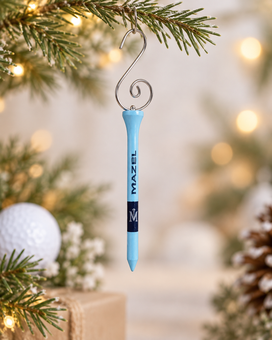 Authentic Mazel Golf Tee Ornament