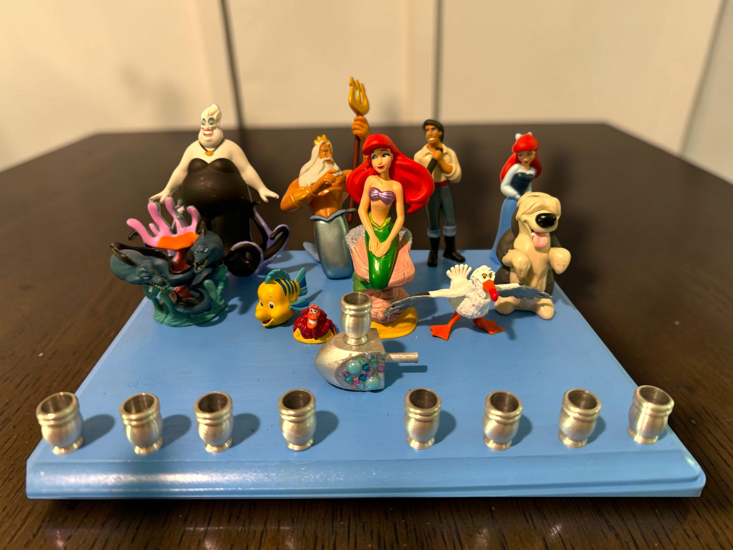 Classic Disney Little Mermaid Menorah Princess Menorah