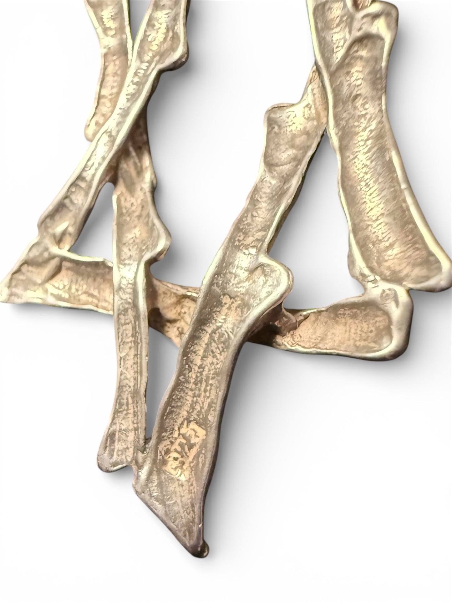 Vintage Sterling Silver Star of David pendant necklace