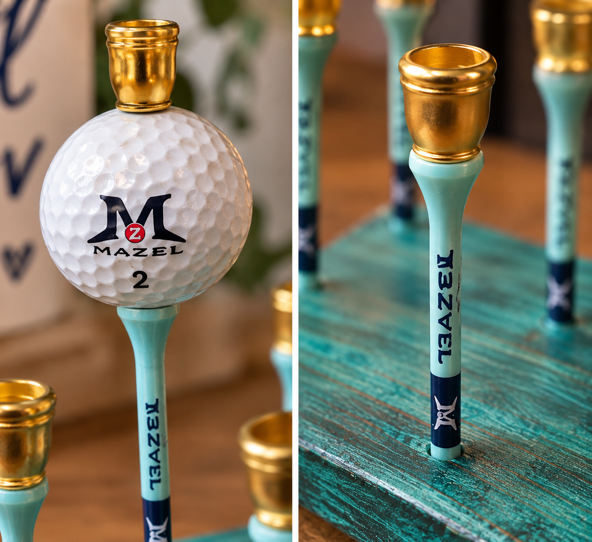 Mazel Tee! Golf Menorah
