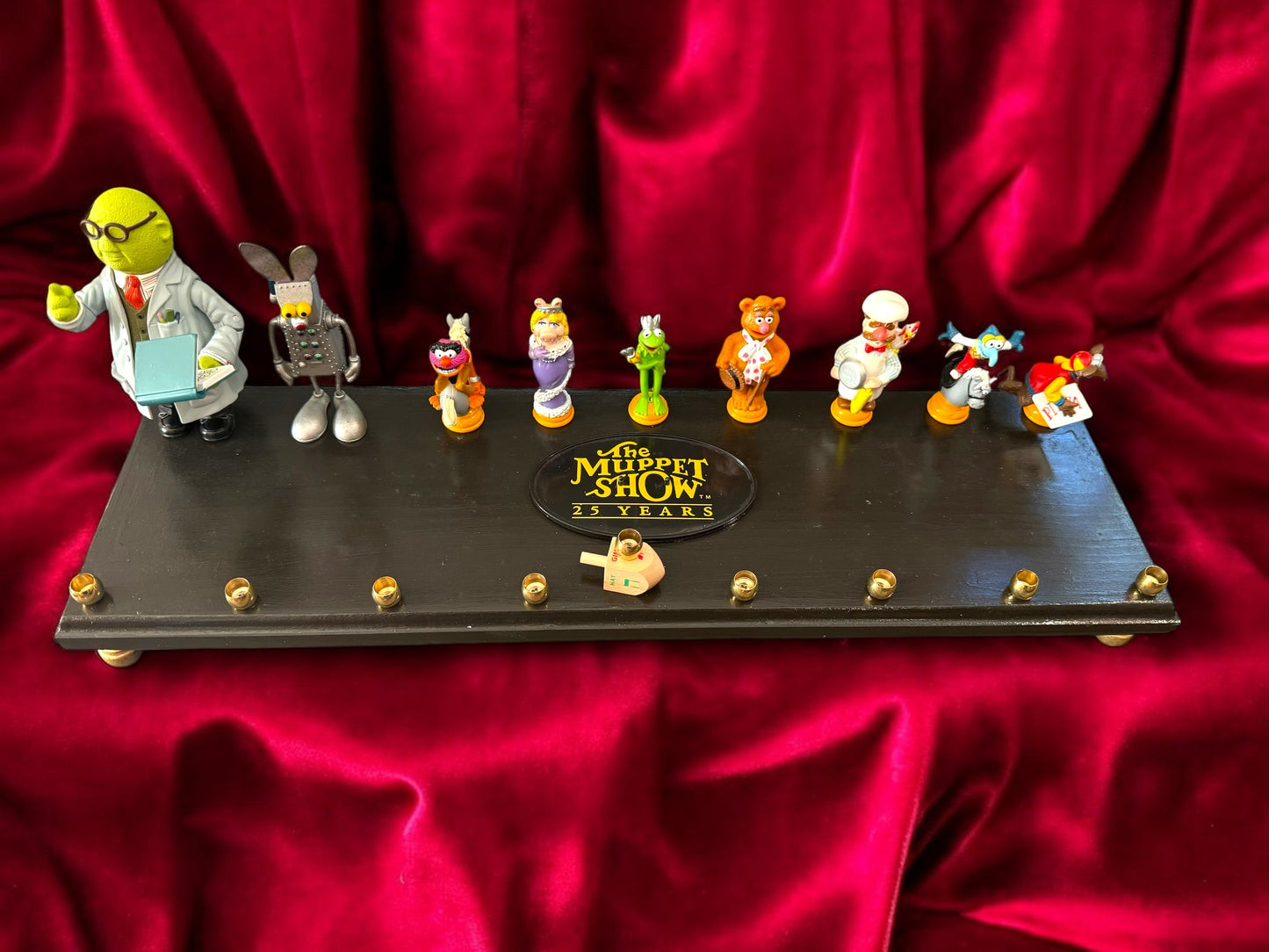 Collectors Muppets Vintage Repurposed Figures Menorah Hanukah Chanukah Judaica