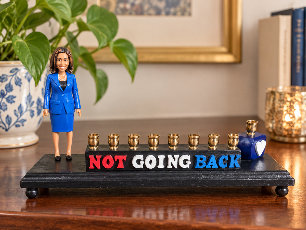 Retired 2024 Edition “Not Going Back” Menorah — Final Pieces