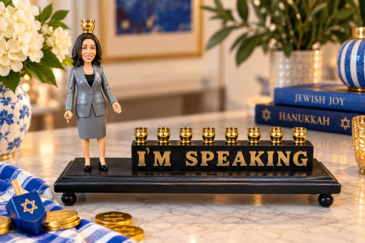 Kamala Harris “I’m Speaking” Menorah — Last One