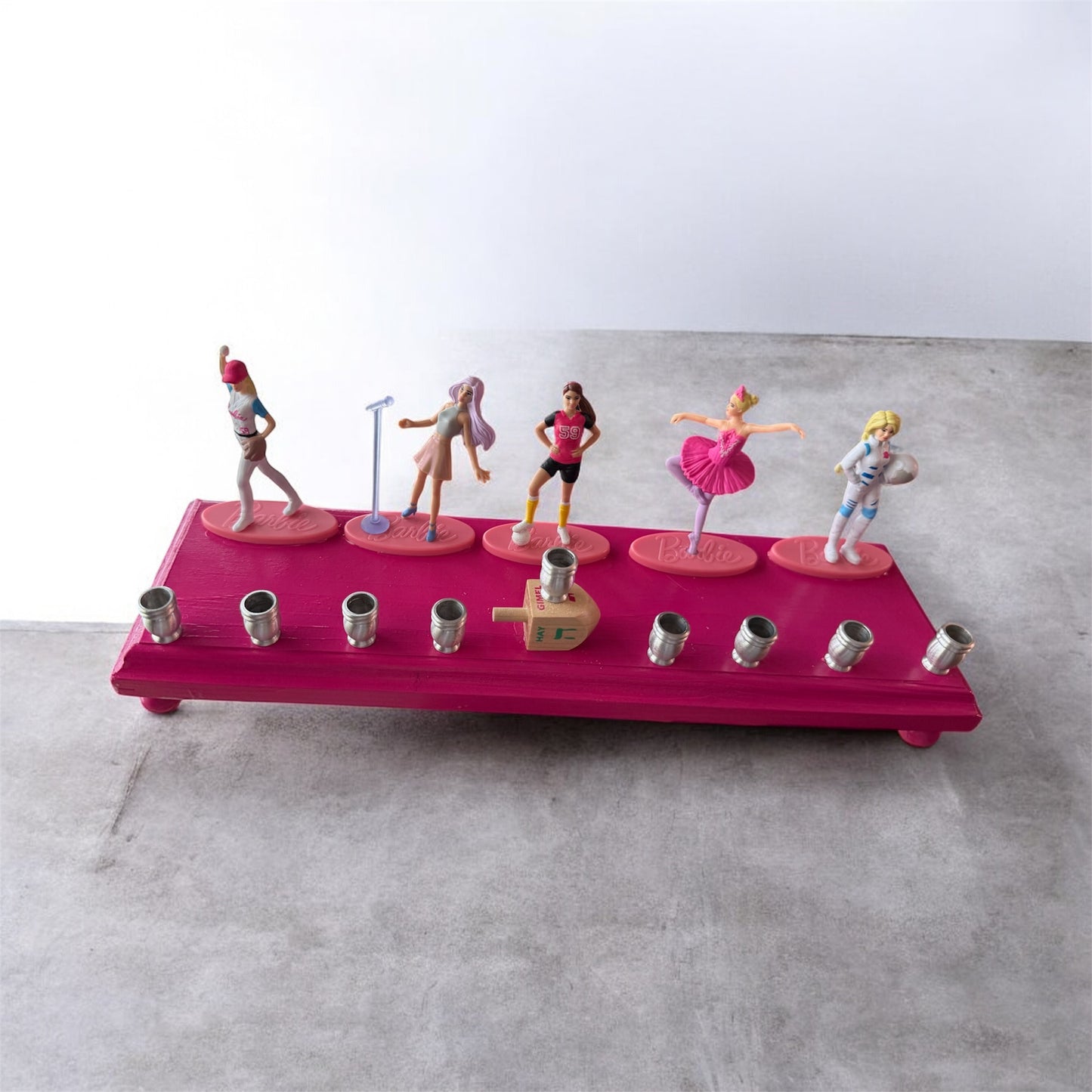 Classic and Nostalgic Barbie Menorah