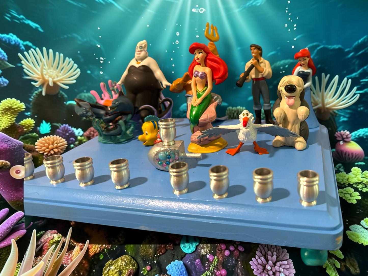 Classic Disney Little Mermaid Menorah Princess Menorah
