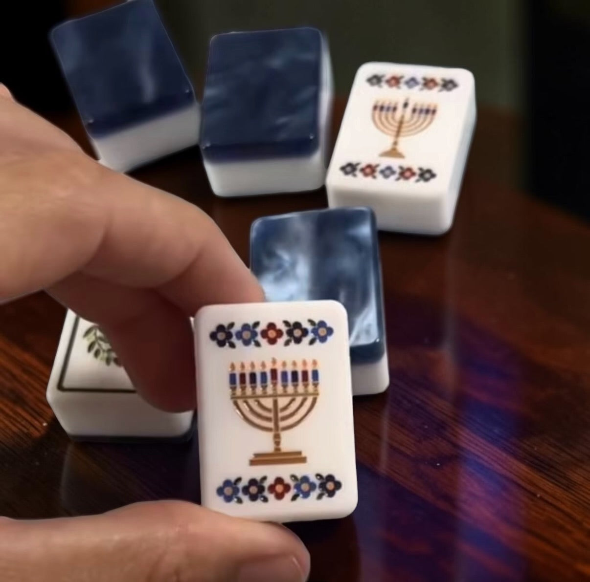 Brilliant Nights Hanukkah Mahjong Tiles Set PRE-ORDER