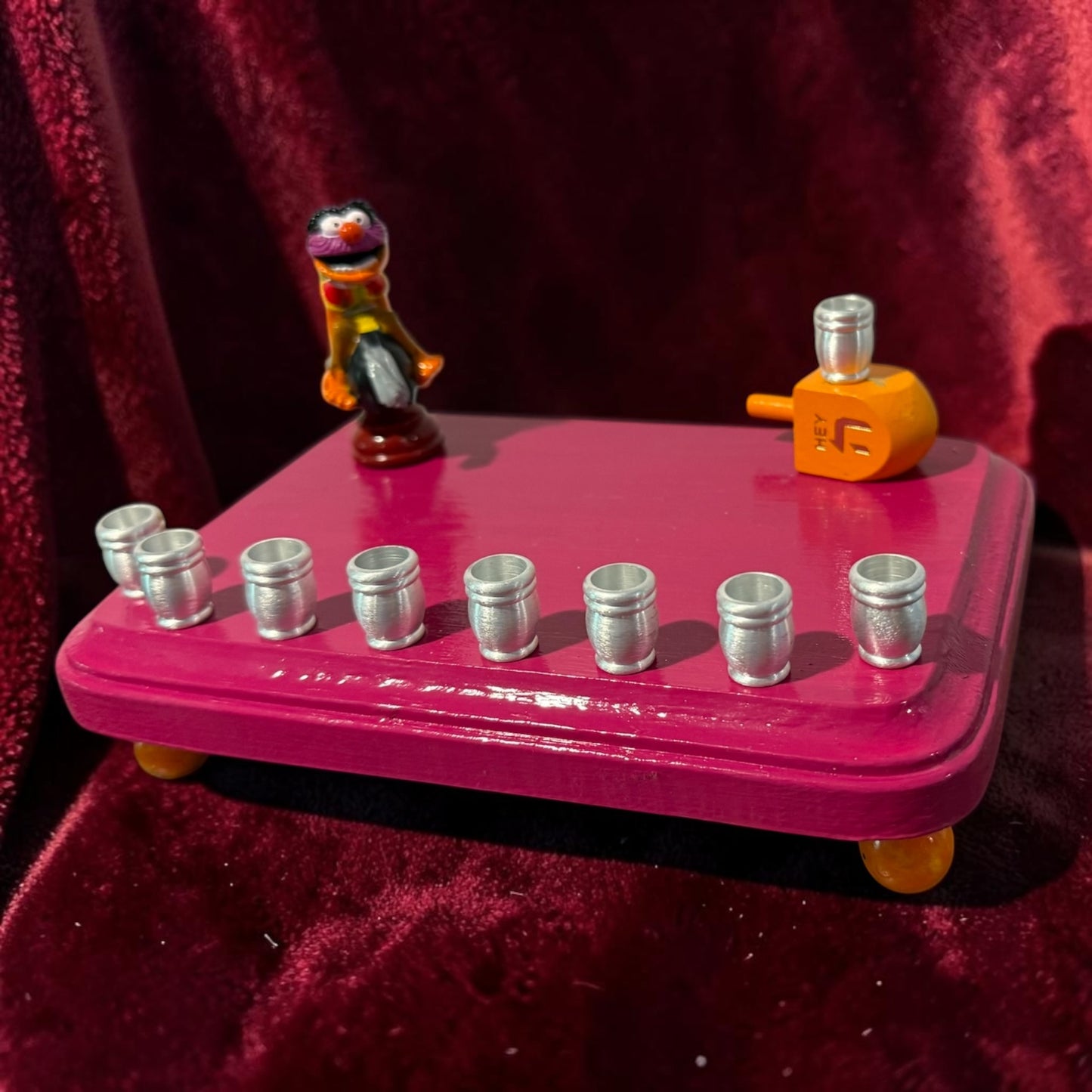Collectors Muppets Animal Vintage Repurposed Figures Menorah Hanukah Chanukah Judaica