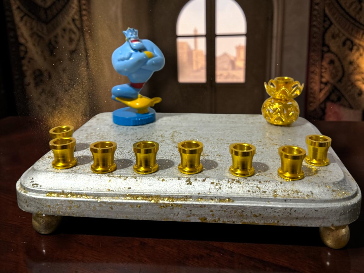 Aladdin Genie Menorah Classic Disney Judaica Hannukah
