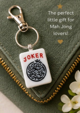 Genuine Mah Jong Tile Keychain