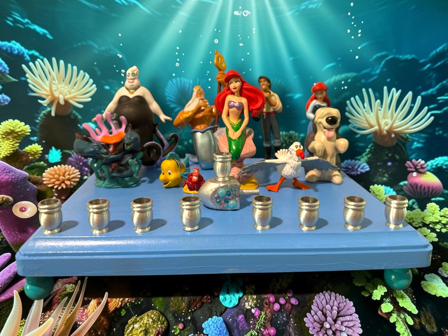 Classic Disney Little Mermaid Menorah Princess Menorah