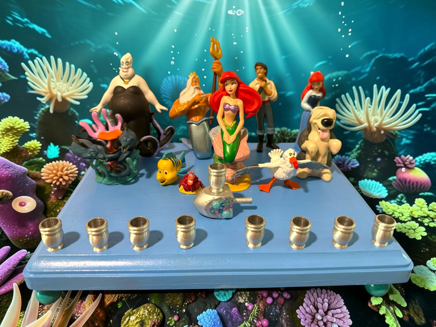 Classic Disney Little Mermaid Menorah Princess Menorah