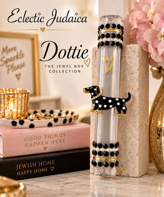 Dottie Dachshund Mezuzah Case