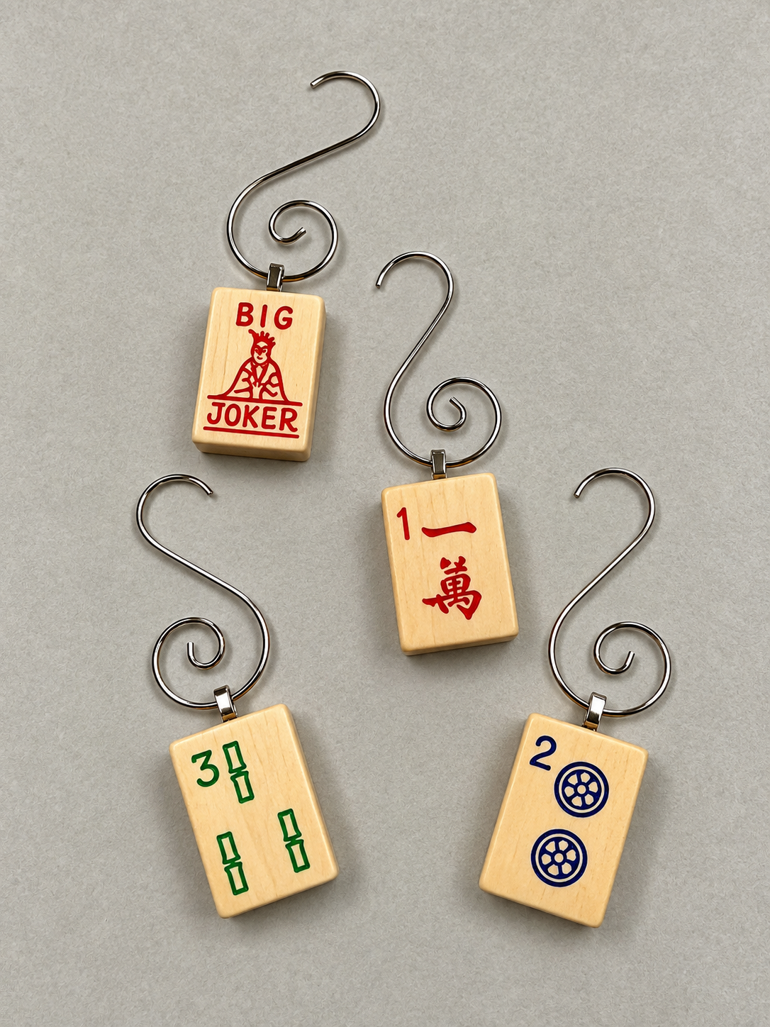 Genuine Mah Jong Tile Ornament
