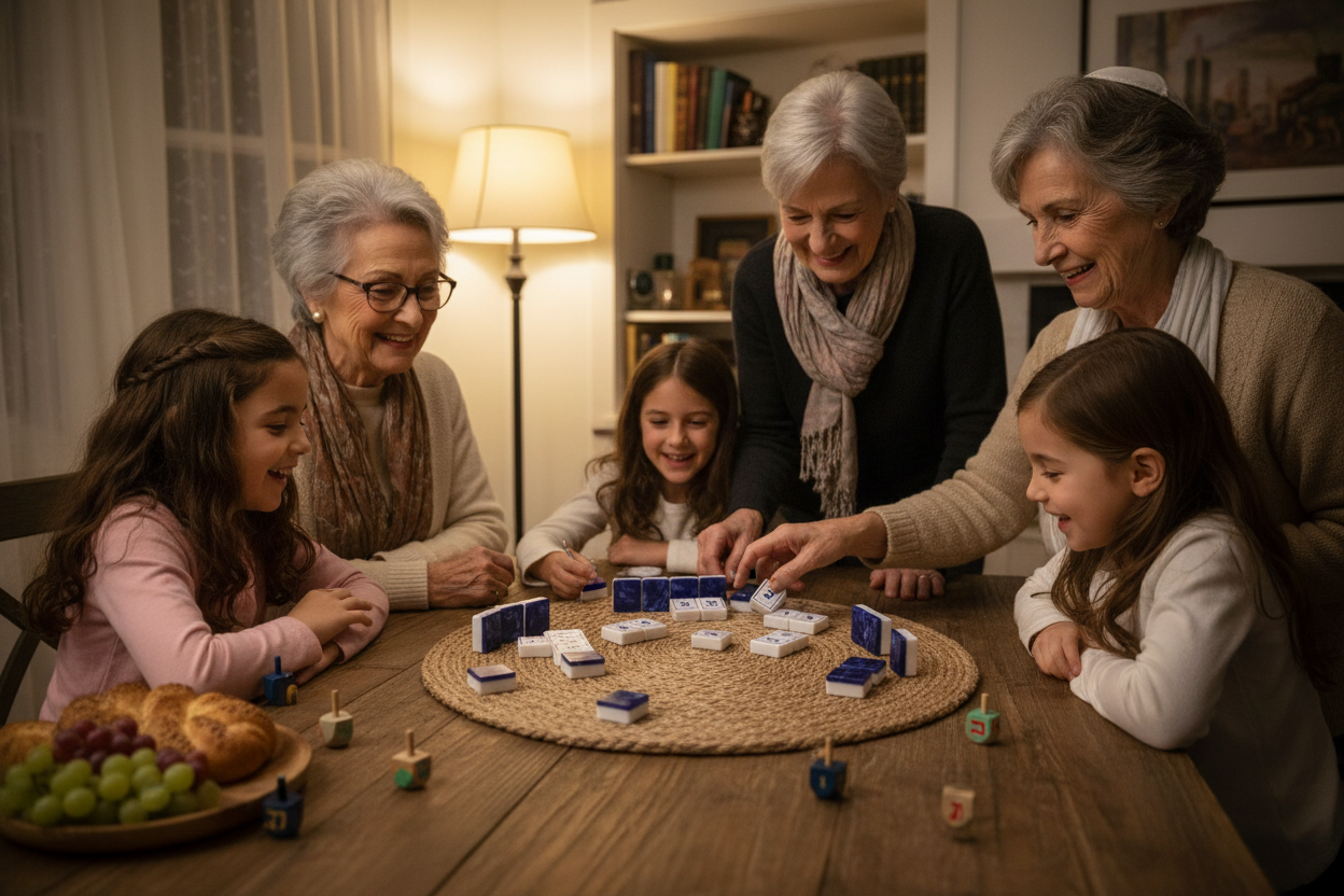 Brilliant Nights Hanukkah Mahjong Tiles Set PRE-ORDER