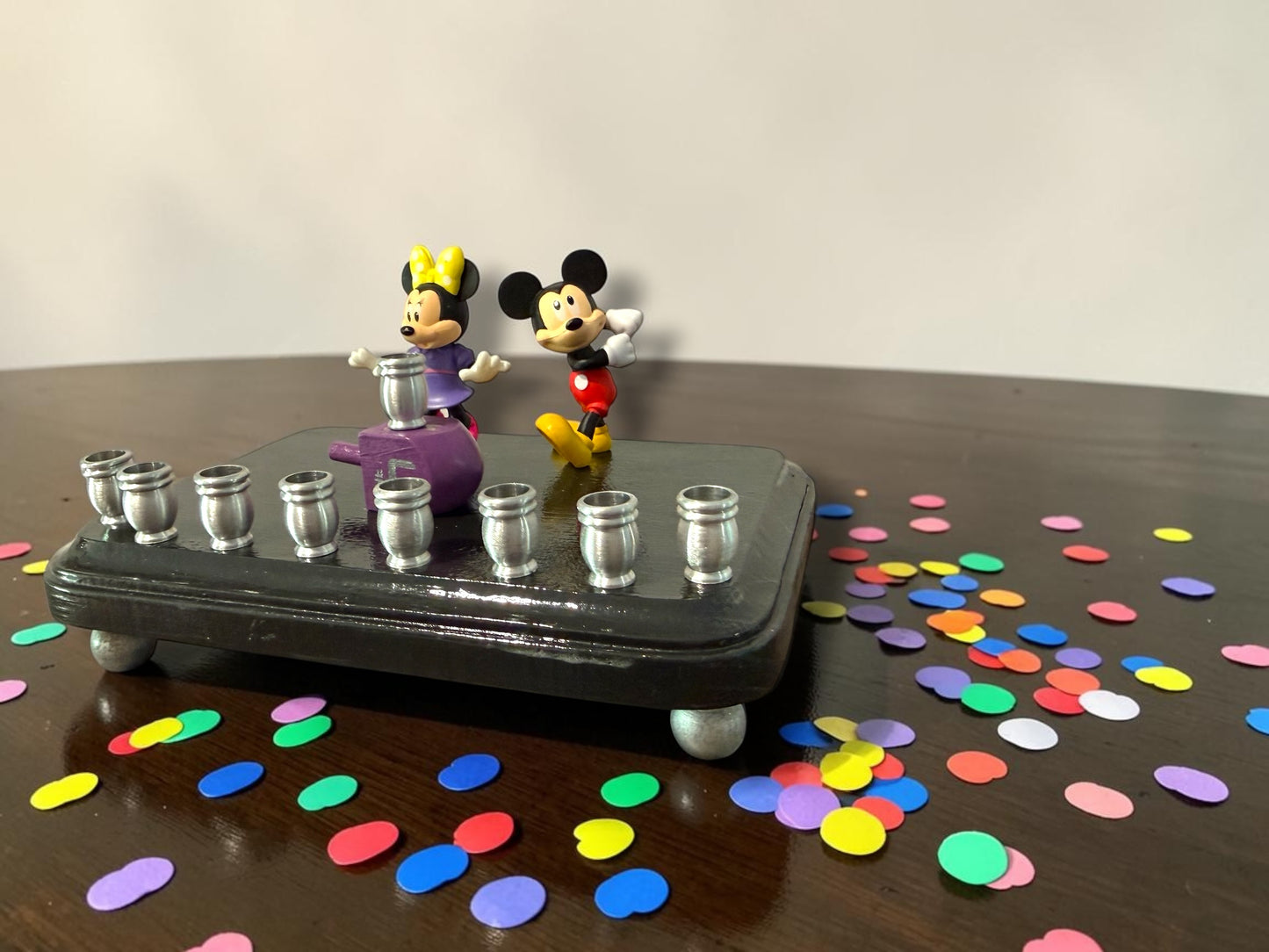 Mickey & Minnie Mouse Chanukah Menorah