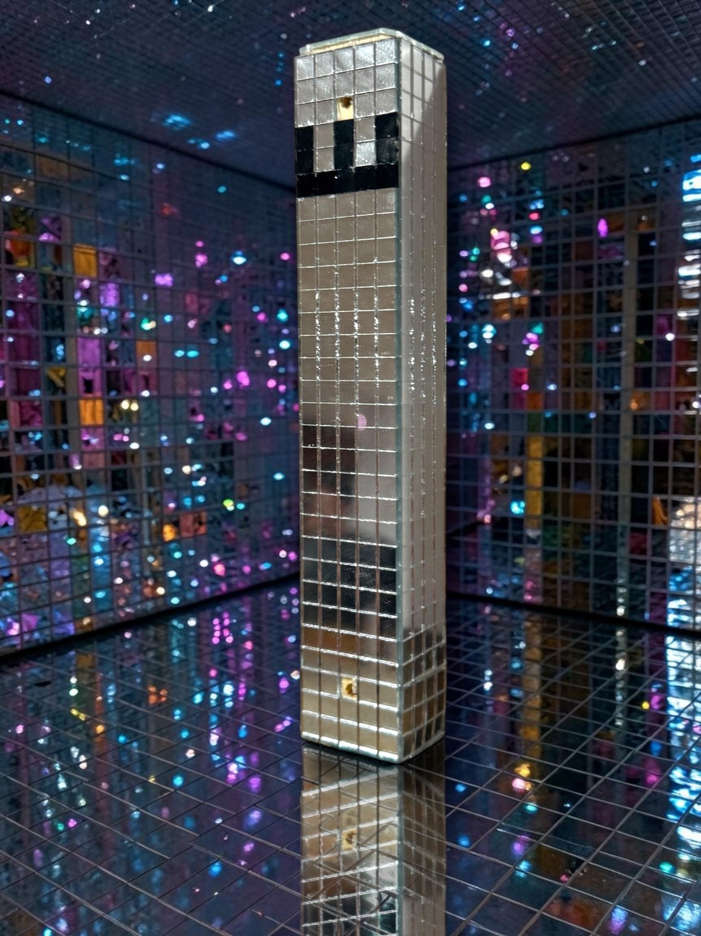Disco Mirrored Mezuzah Case- Multiple Colors Available