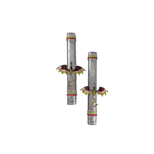 Colorful Dragon Acrylic Mezuzah