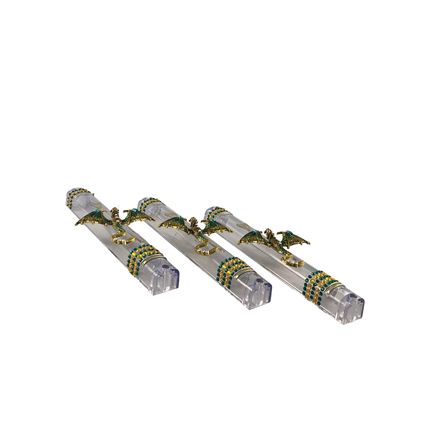 Colorful Dragon Acrylic Mezuzah