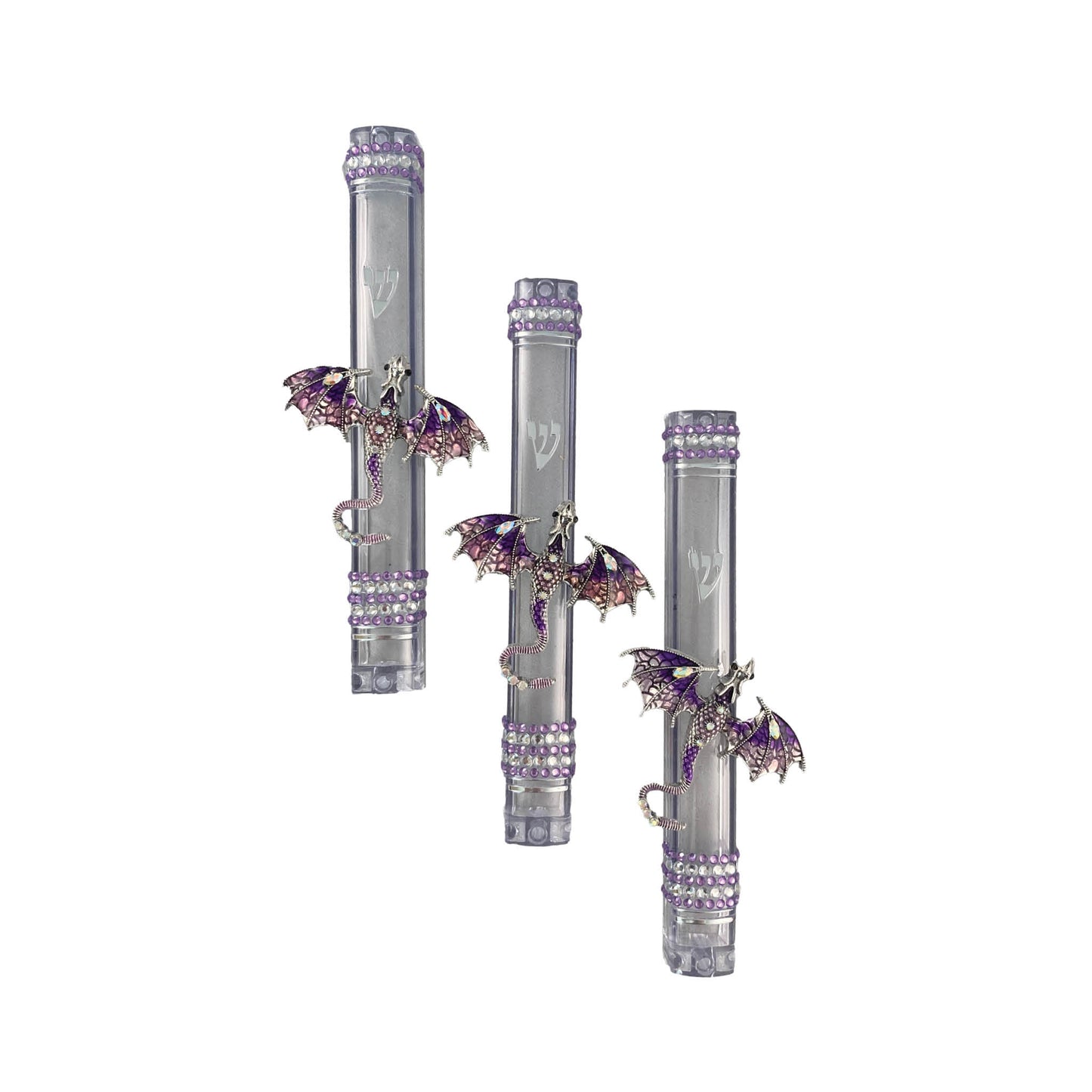 Colorful Dragon Acrylic Mezuzah